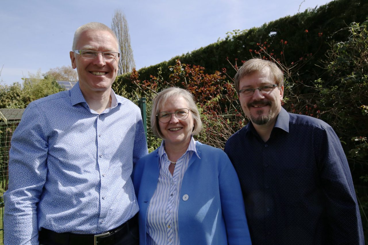 Der Vorstand des Fördervereins: Bernd Stephan (Vors.), Dr. Annette Busemann, Oliver Drechsel